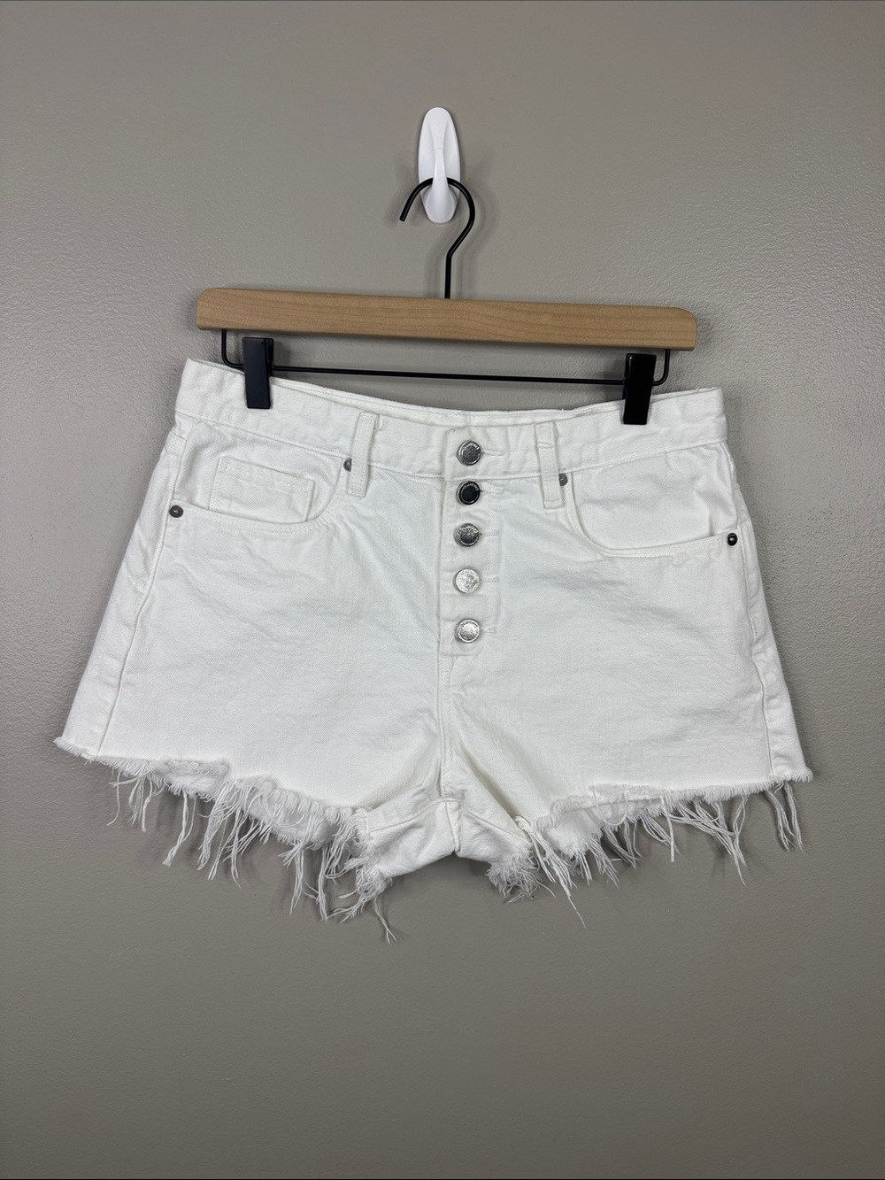 BLANKNYC The Barrow Vintage High-Rise Cutoff Denim Shorts Women's Size 29